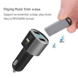 Wireless Car Mp3 FM Transmitter USB Charger Phone Chargers - Tophatter Daily Deals