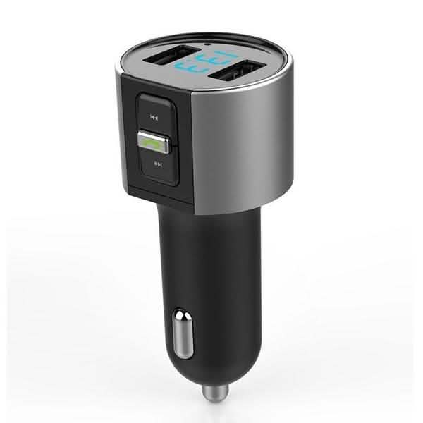 Wireless Car Mp3 FM Transmitter USB Charger Phone Chargers - Tophatter Daily Deals