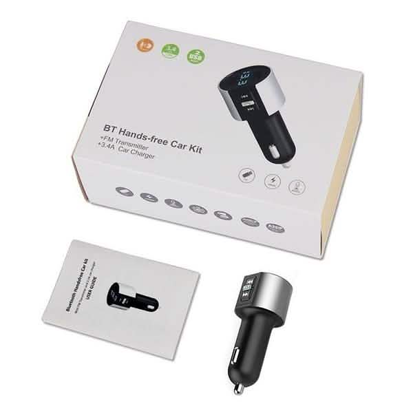 Wireless Car Mp3 FM Transmitter USB Charger Phone Chargers - Tophatter Daily Deals