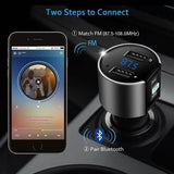 Wireless Car Mp3 FM Transmitter USB Charger Phone Chargers - Tophatter Daily Deals