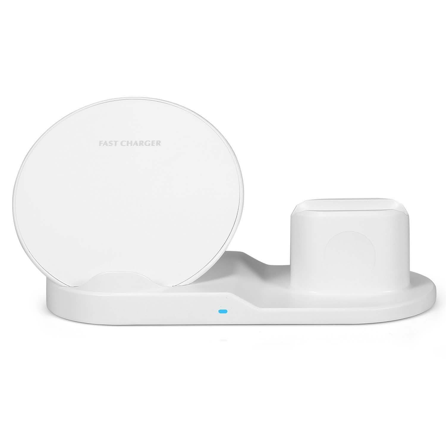 Wireless Charger 10W Fast Charging Station Mobile Accessories - Tophatter Daily Deals