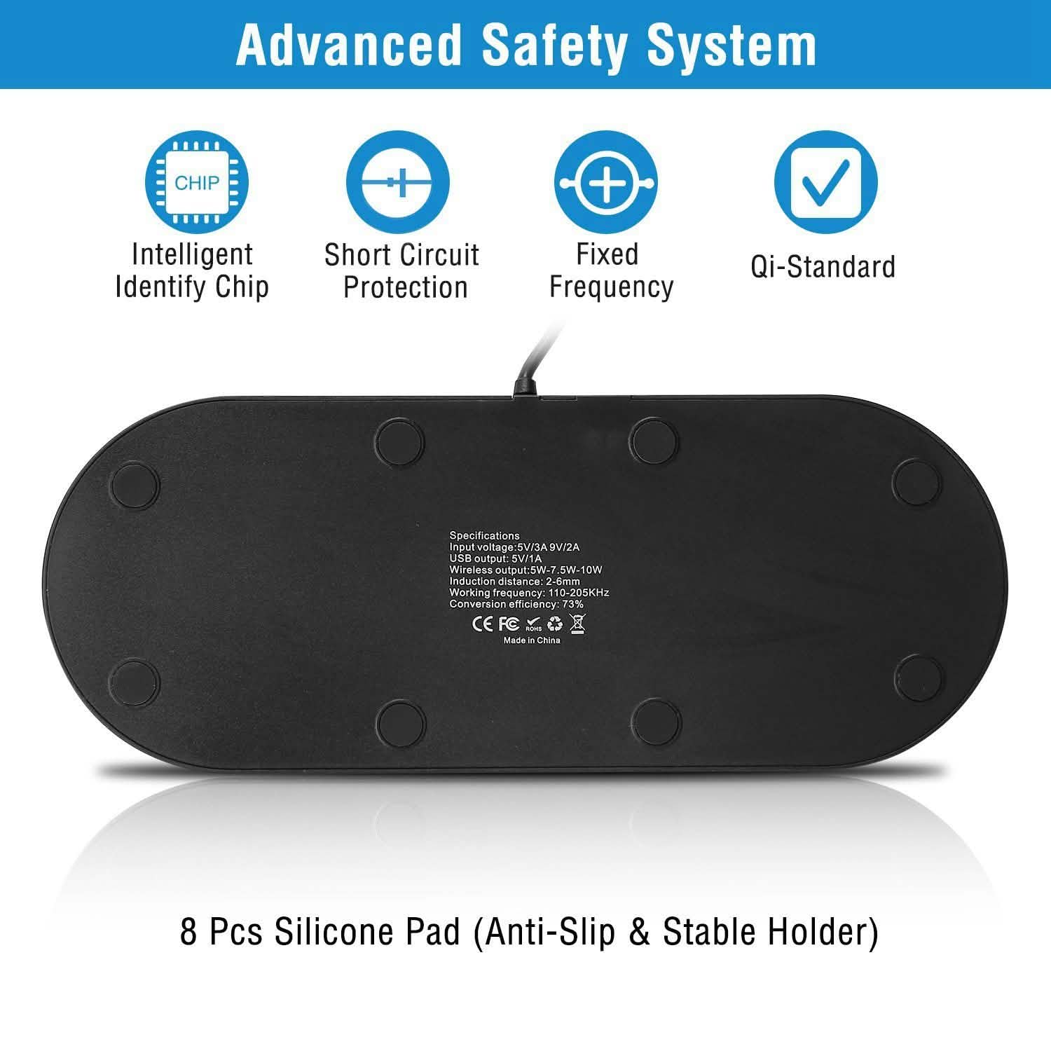 Wireless Charger Dock 4-in-1 10W Mobile Accessories - Tophatter Daily Deals