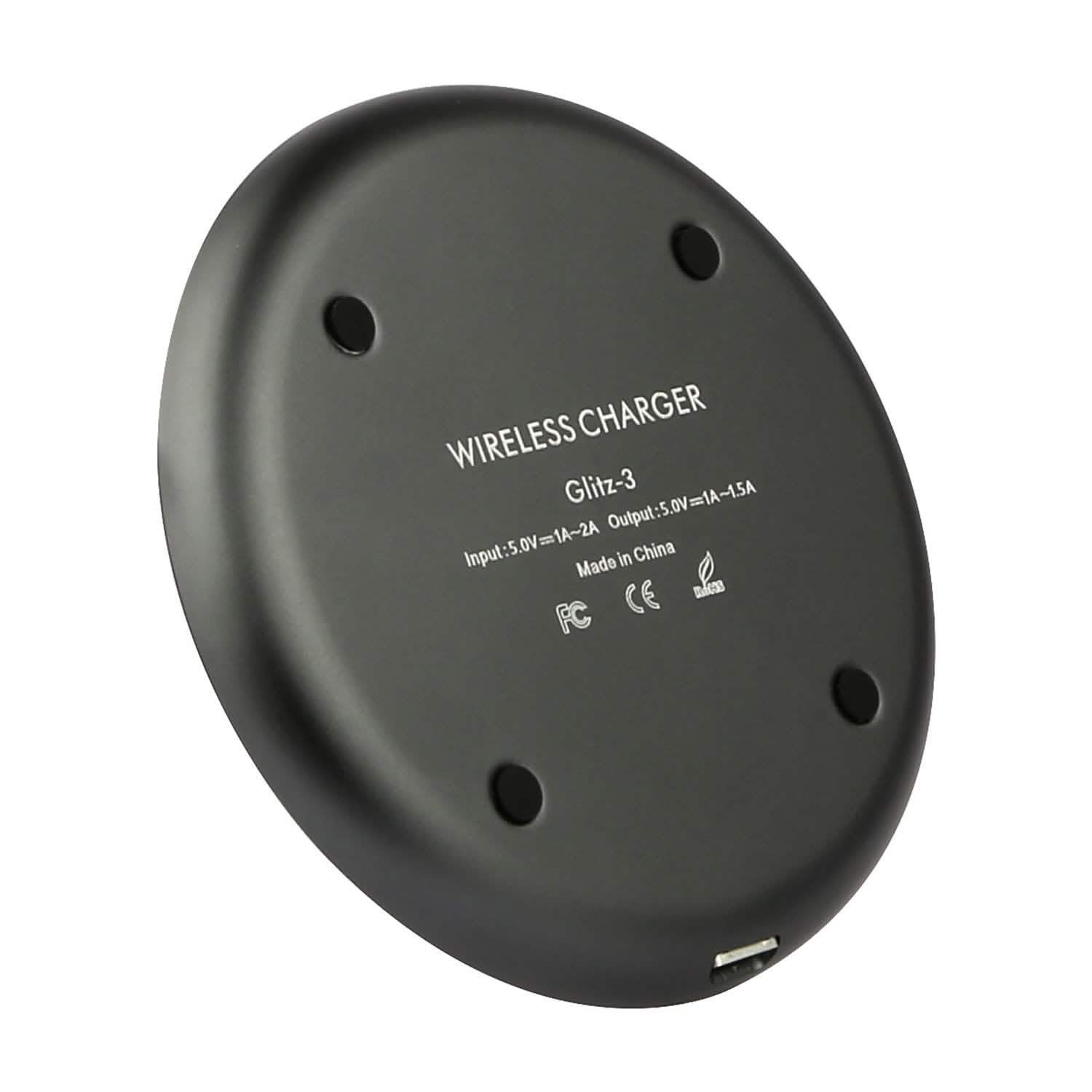 Wireless Charger Qi-Certified Ultra Slim 5W Charging Pad Mobile Accessories - Tophatter Daily Deals