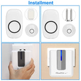 Wireless Doorbell Rings 1000FT with 1 Plug Receiver Chimes Household Appliances - Tophatter Daily Deals