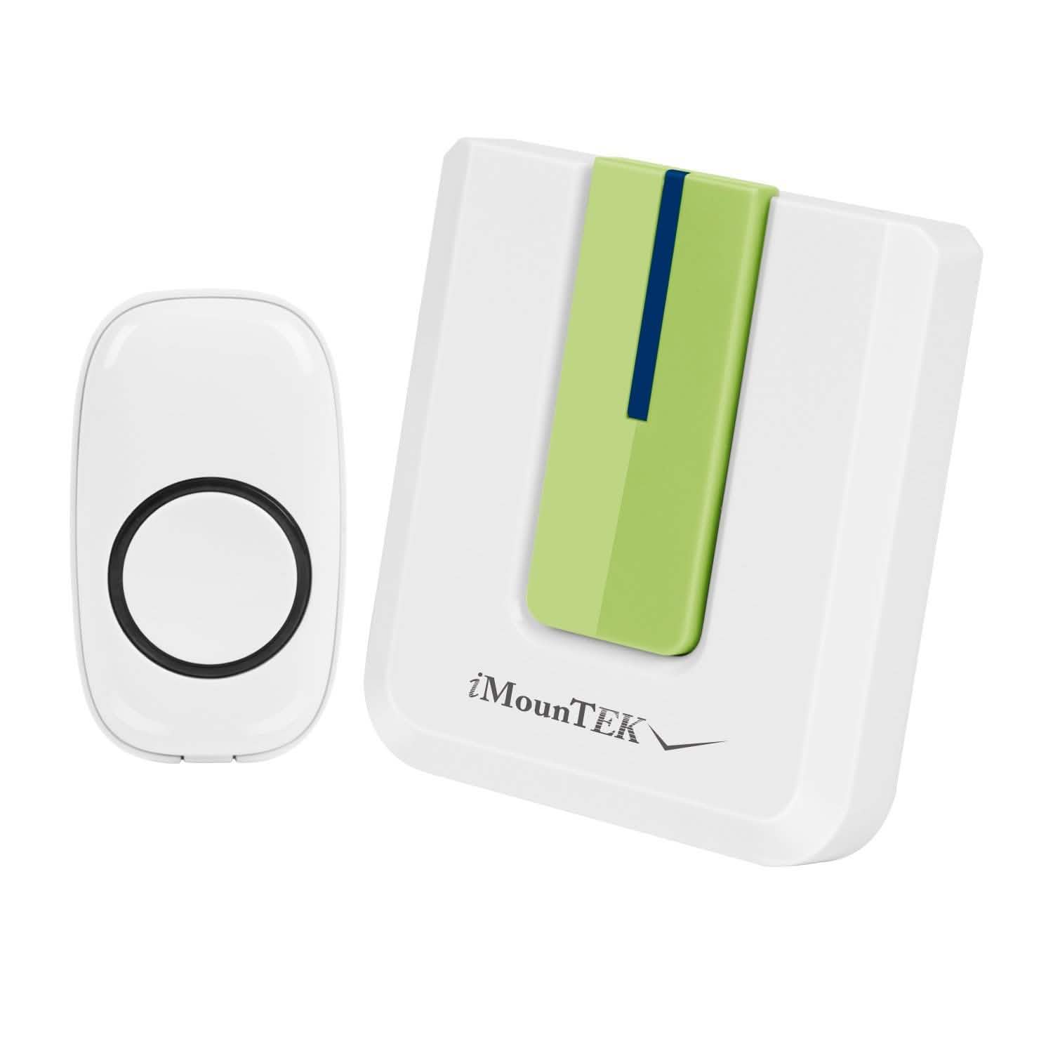 Wireless Doorbell Rings 1000FT with 1 Plug Receiver Chimes Green Household Appliances - Tophatter Daily Deals