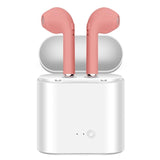 Wireless Earbuds and Charging Case Set Rose Gold In-Ear Headphones - Tophatter Daily Deals