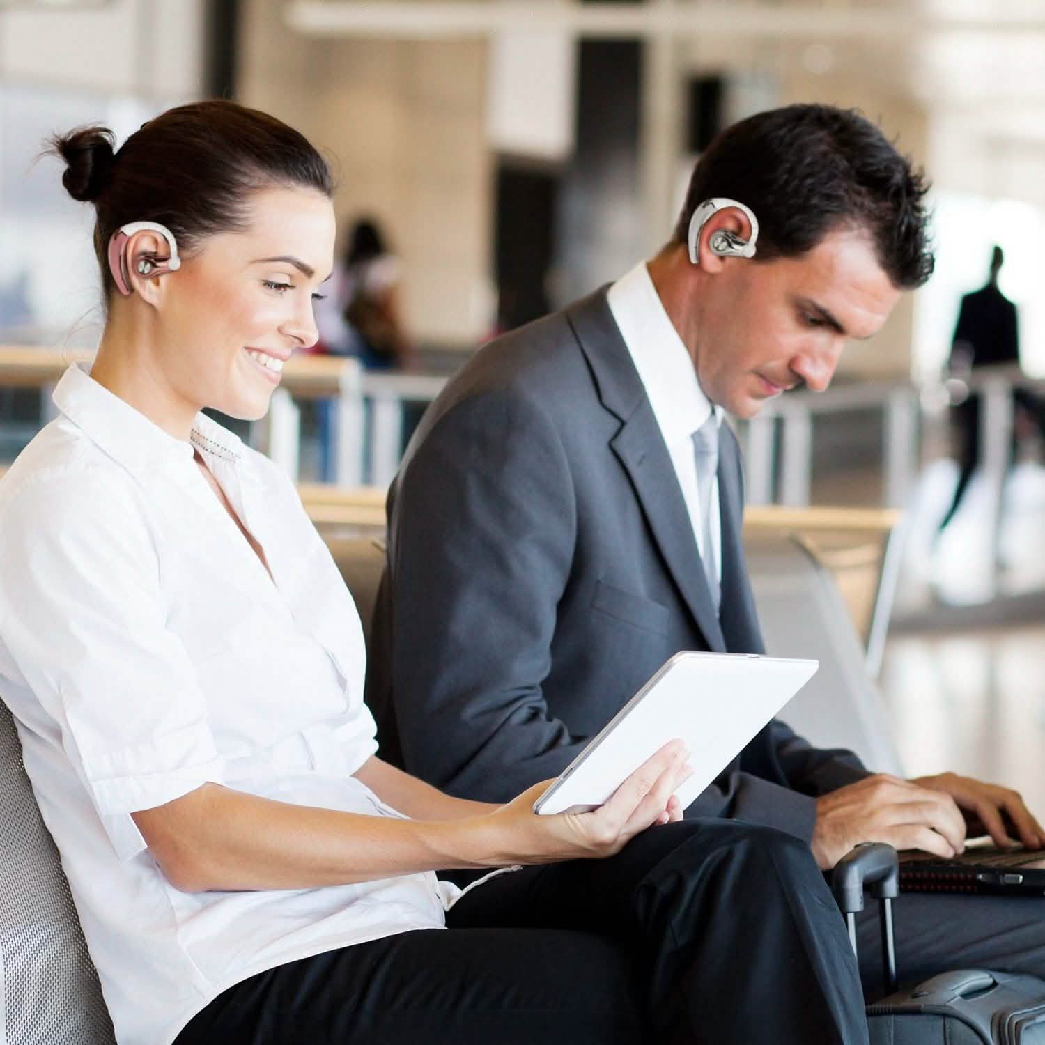 Wireless Earpiece Right with Mic Earhook Mobile Accessories - Tophatter Daily Deals