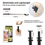 Wireless Extendable Selfie Stick Mobile Accessories - Tophatter Daily Deals