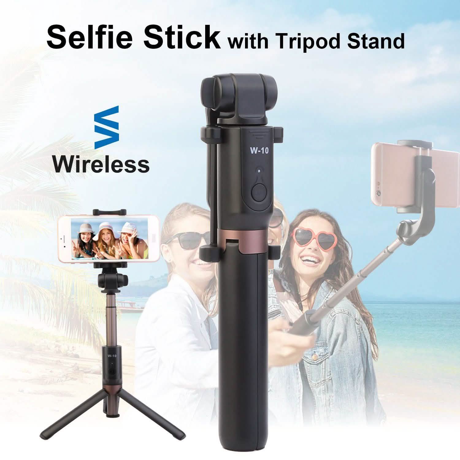Wireless Extendable Selfie Stick Mobile Accessories - Tophatter Daily Deals