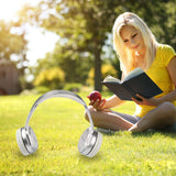 Wireless Foldable Headphones with Built-in Speaker Headphones - Tophatter Daily Deals