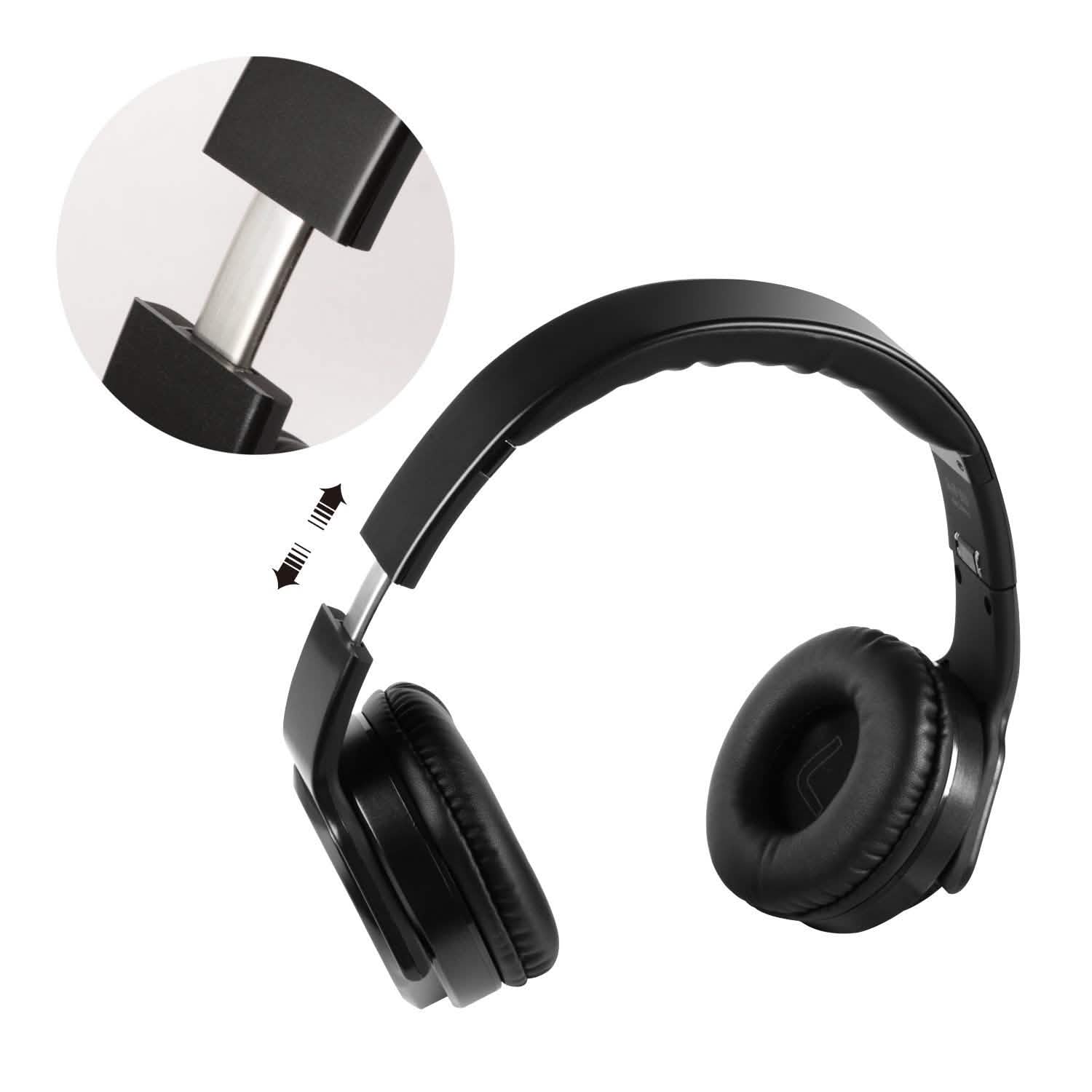 Wireless Foldable Headphones with Built-in Speaker Headphones - Tophatter Daily Deals