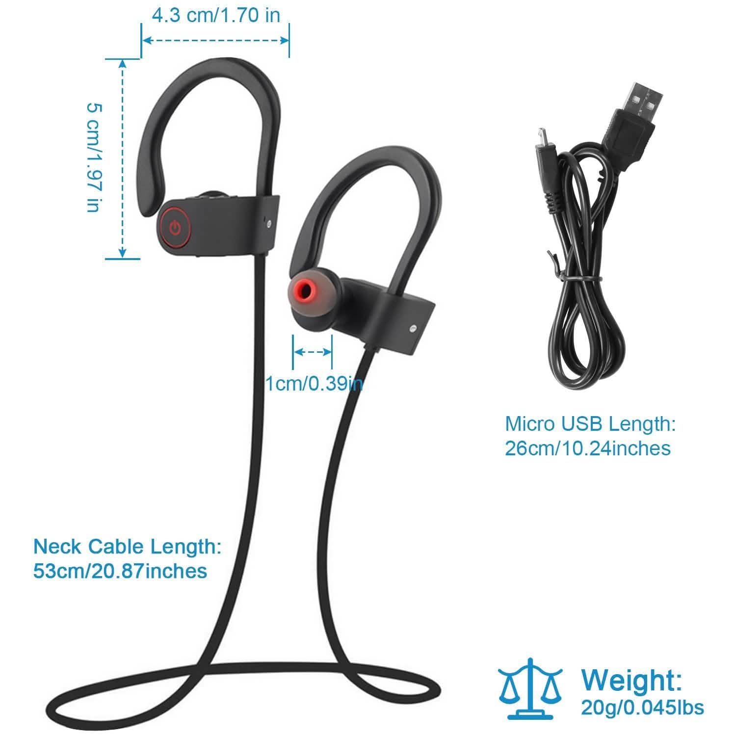 Wireless Headset IPX7 Waterproof Headphones - Tophatter Daily Deals