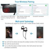 Wireless Headset IPX7 Waterproof Headphones - Tophatter Daily Deals