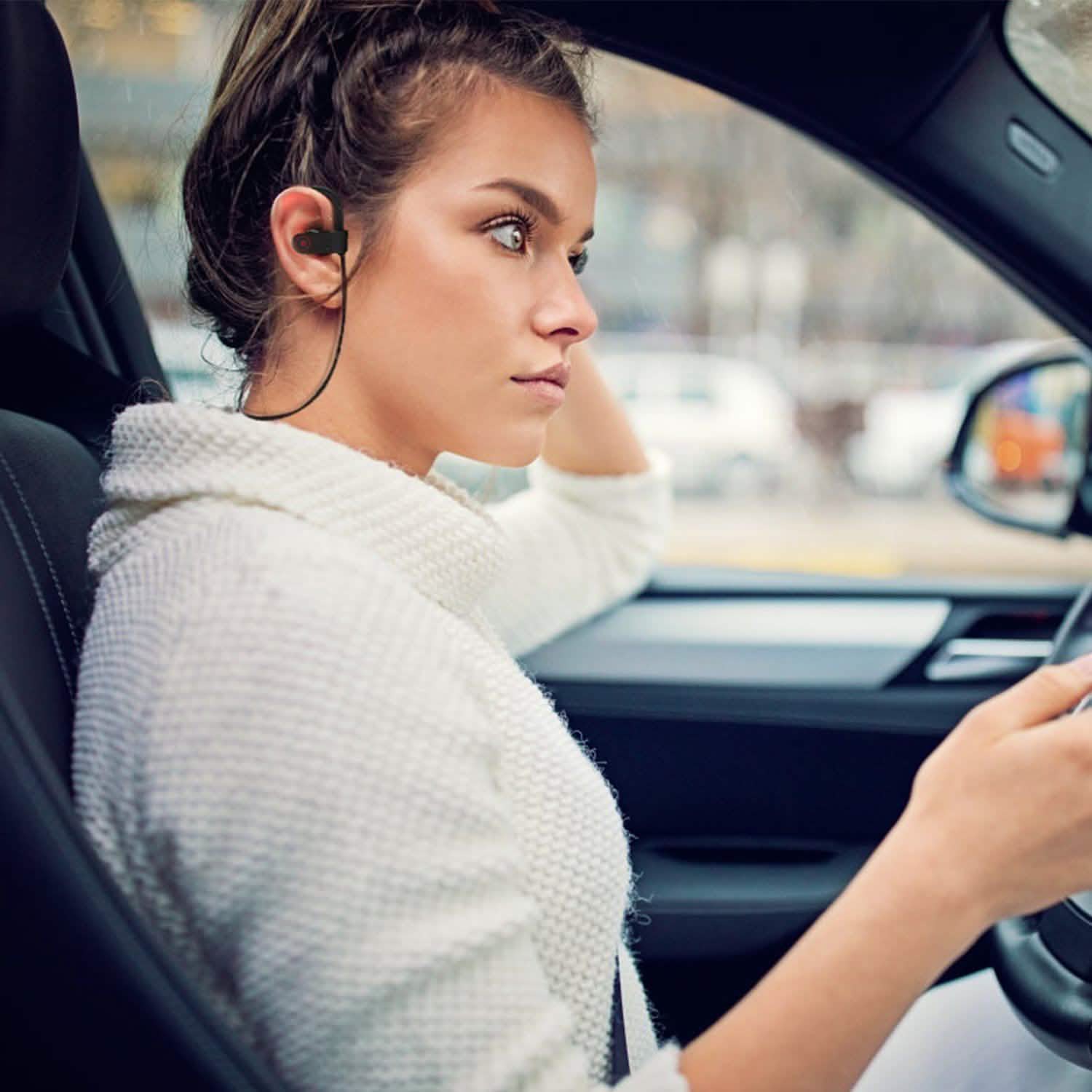 Wireless Headset IPX7 Waterproof Headphones - Tophatter Daily Deals