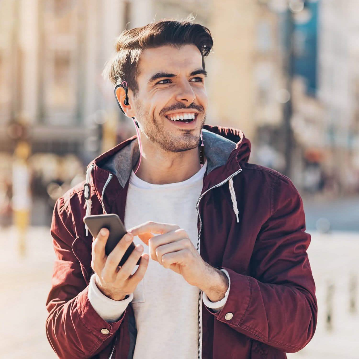 Wireless Headsets v4.1 Sport In-Ear Stereo Headphones Headphones - Tophatter Daily Deals