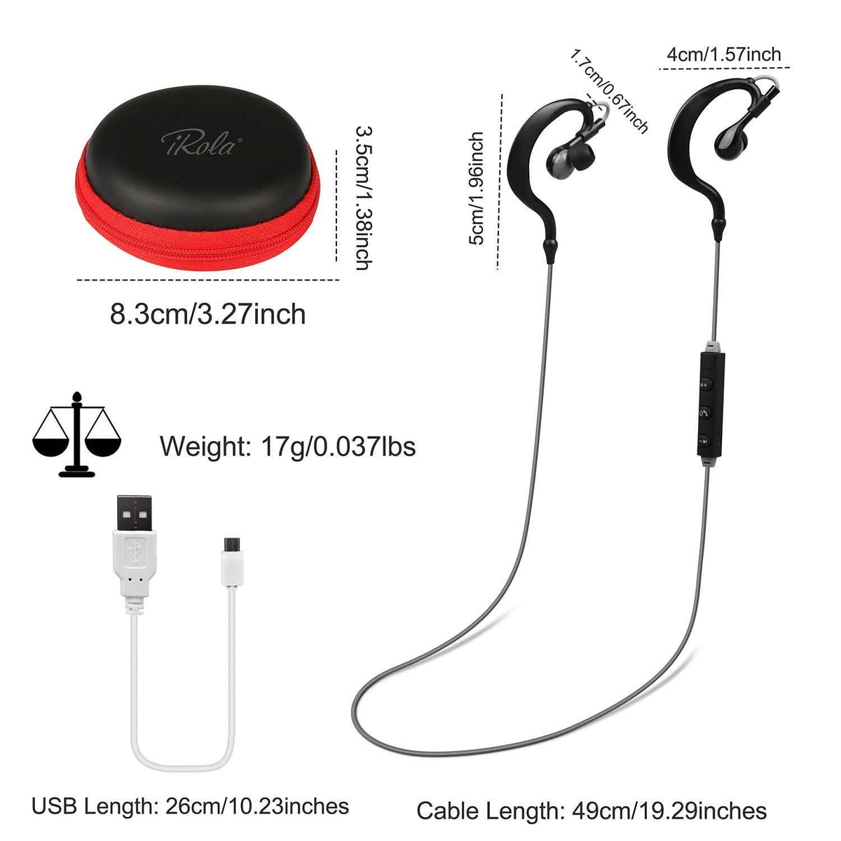 Wireless Headsets v4.1 Sport In-Ear Stereo Headphones In-Ear Headphones - Tophatter Daily Deals