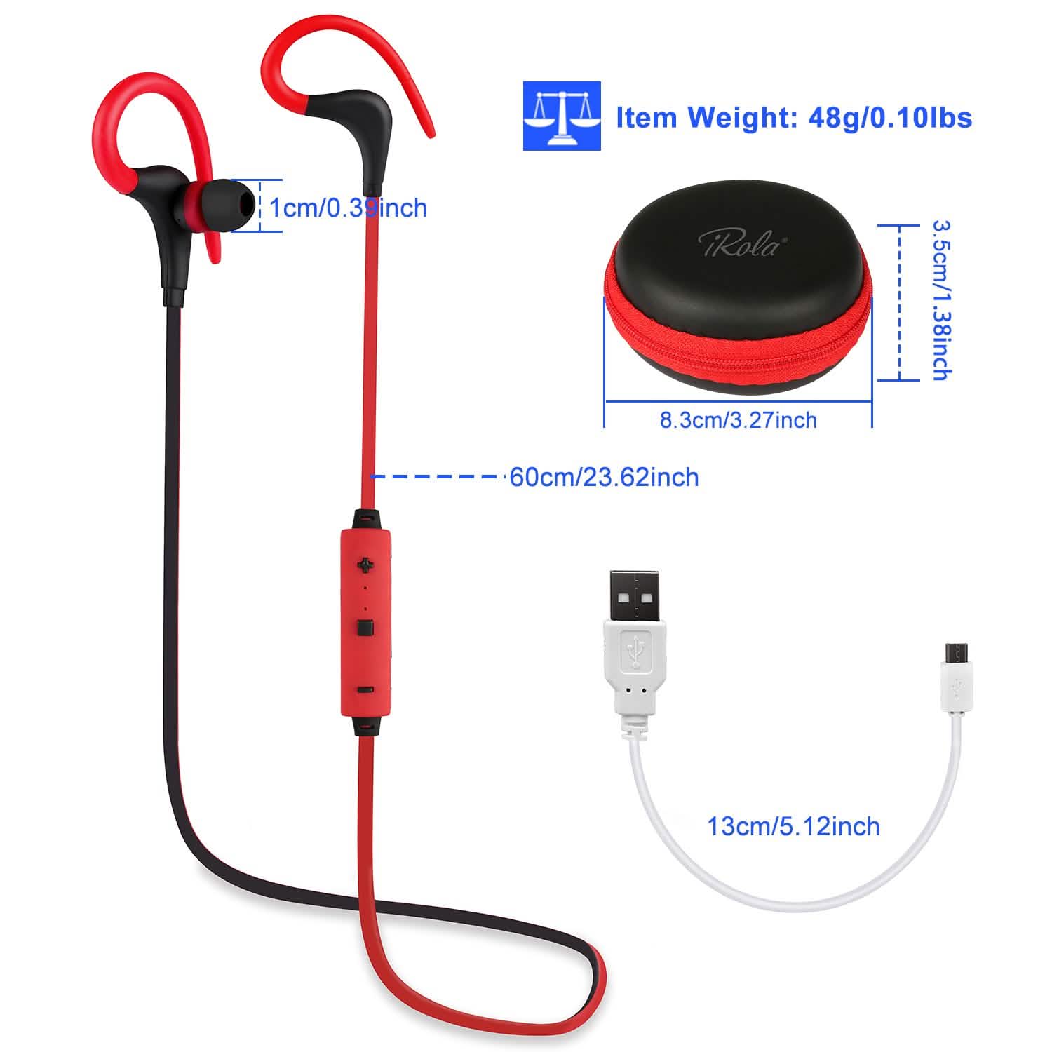 Wireless Headsets V4.1 Sport In-Ear Stereo Headphones Headphones - Tophatter Daily Deals