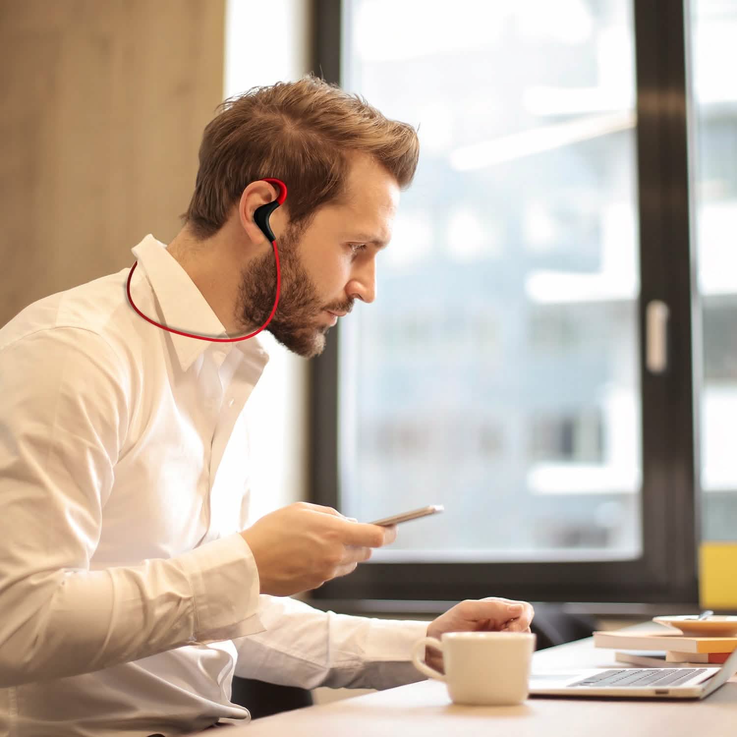 Wireless Headsets V4.1 Sport In-Ear Stereo Headphones Headphones - Tophatter Daily Deals