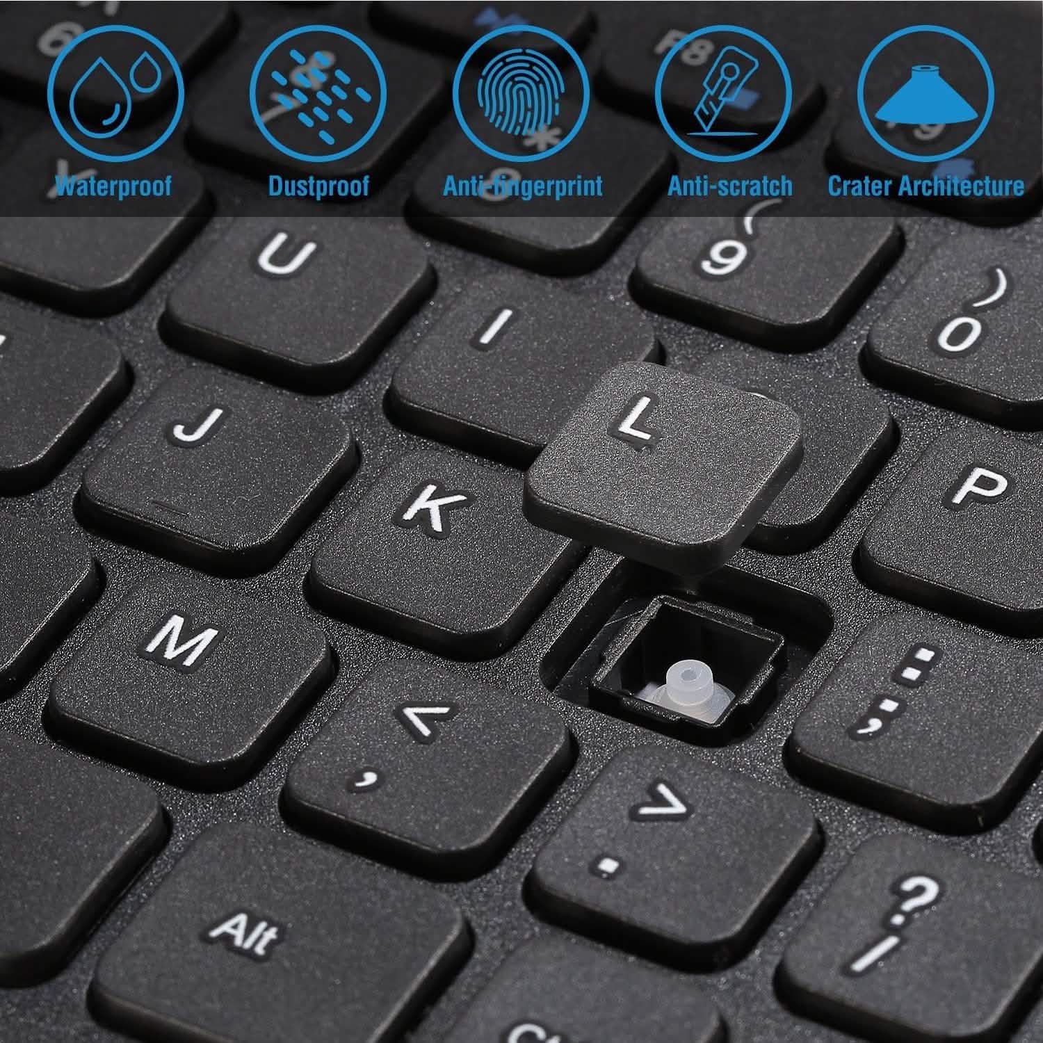 Wireless Keyboard and Mouse 2.4GHz Multimedia Mini Keyboard & Mouse Computer Accessories - Tophatter Daily Deals