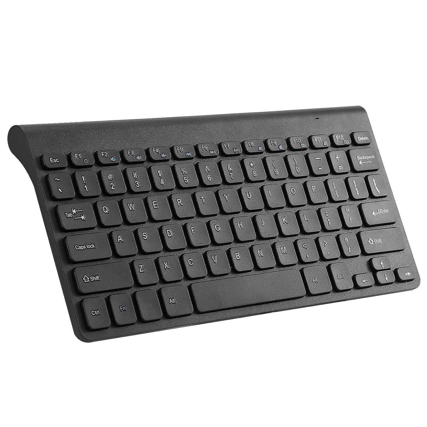 Wireless Keyboard and Mouse 2.4GHz Multimedia Mini Keyboard & Mouse Computer Accessories - Tophatter Daily Deals