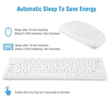 Wireless Keyboard and Mouse 2.4GHz Multimedia Mini Keyboard & Mouse Computer Accessories - Tophatter Daily Deals