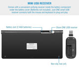 Wireless Keyboard and Mouse Combo Computer Accessories - Tophatter Daily Deals