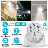 Wireless LED Spotlight 90 Degree Motion Indoor Lighting - Tophatter Daily Deals