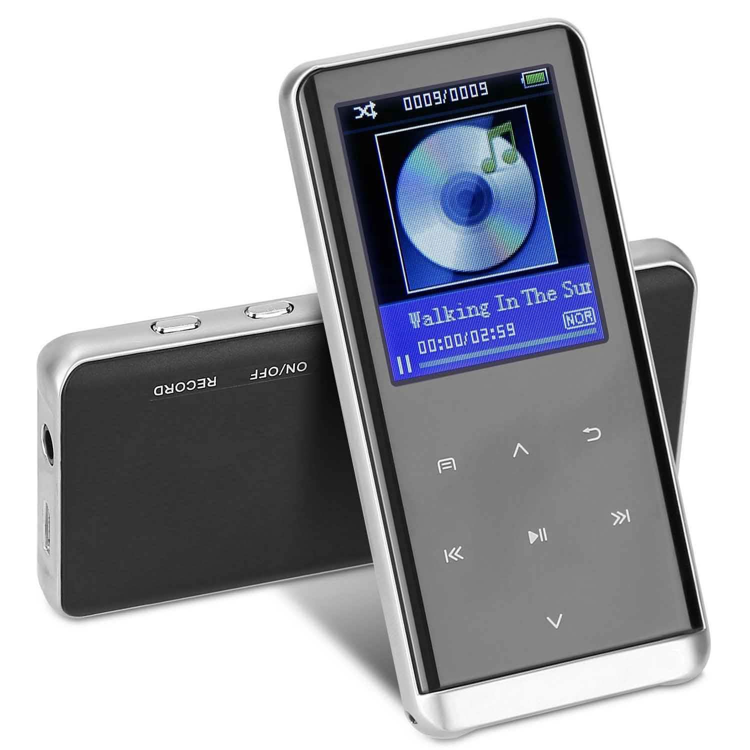 Wireless MP3 Player with Voice Recorder 32G Digital Music HiFi Audio Accessories - Tophatter Daily Deals