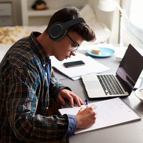 Wireless Over-Ear Foldable Headphones Headphones - Tophatter Daily Deals