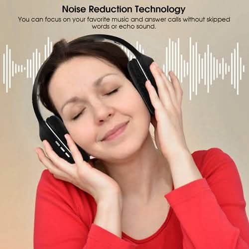 Wireless Over-Ear Foldable Headphones Headphones - Tophatter Daily Deals