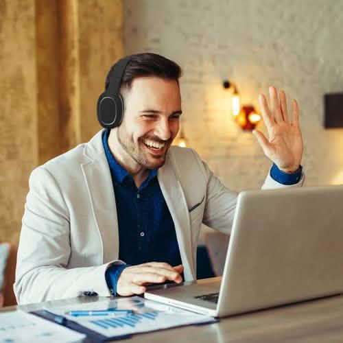 Wireless Over-Ear Foldable Headphones Headphones - Tophatter Daily Deals