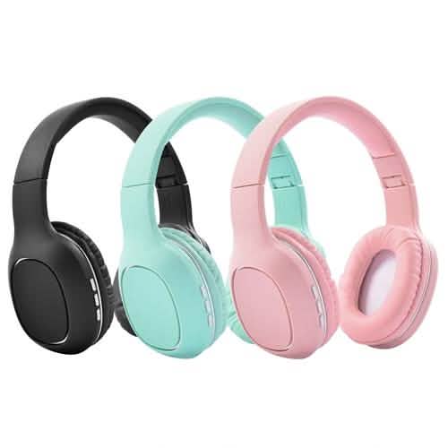 Wireless Over-Ear Foldable Headphones Headphones - Tophatter Daily Deals