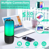 Wireless Portable Speaker with Color Changing Light Speakers - Tophatter Daily Deals
