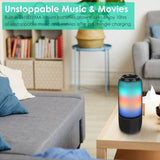 Wireless Portable Speaker with Color Changing Light Speakers - Tophatter Daily Deals