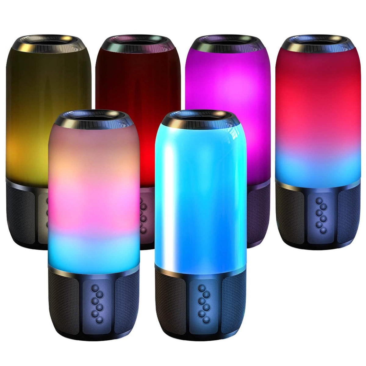 Wireless Portable Speaker with Color Changing Light Speakers - Tophatter Daily Deals
