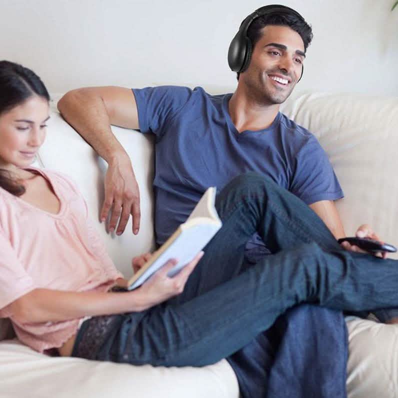 Wireless RF Headphones HiFi Over-Ear Headphones - Tophatter Daily Deals