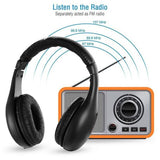 Wireless RF Headphones HiFi Over-Ear Over-Ear Headphones - Tophatter Daily Deals