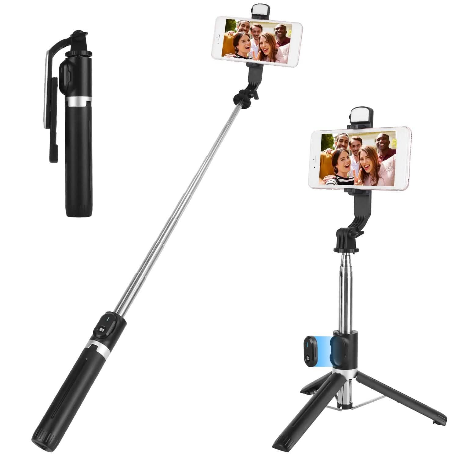 Wireless Selfie Stick Tripod Mobile Accessories - Tophatter Daily Deals