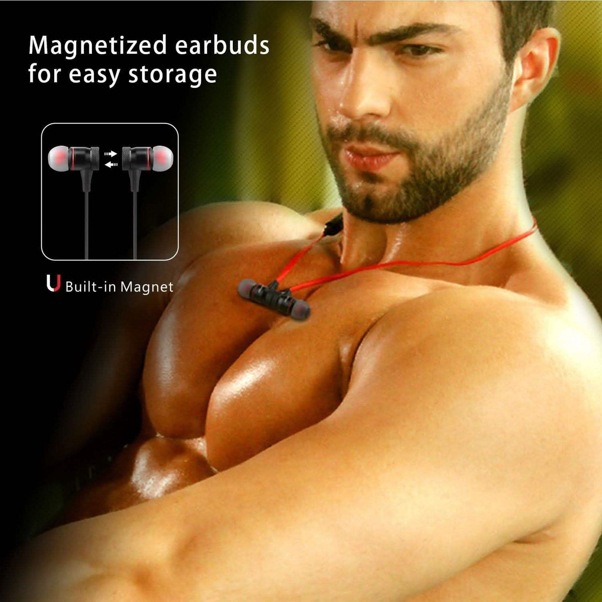 Wireless Smart Sports Stereo Earbuds In-Ear Headphones - Tophatter Daily Deals