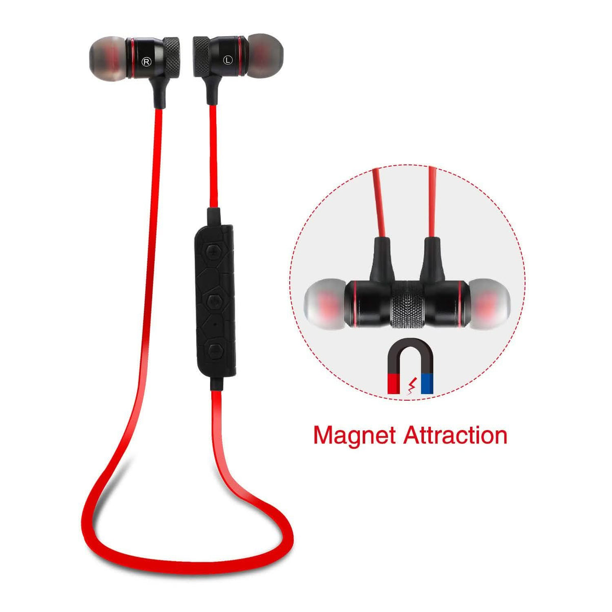 Wireless Smart Sports Stereo Earbuds In-Ear Headphones - Tophatter Daily Deals