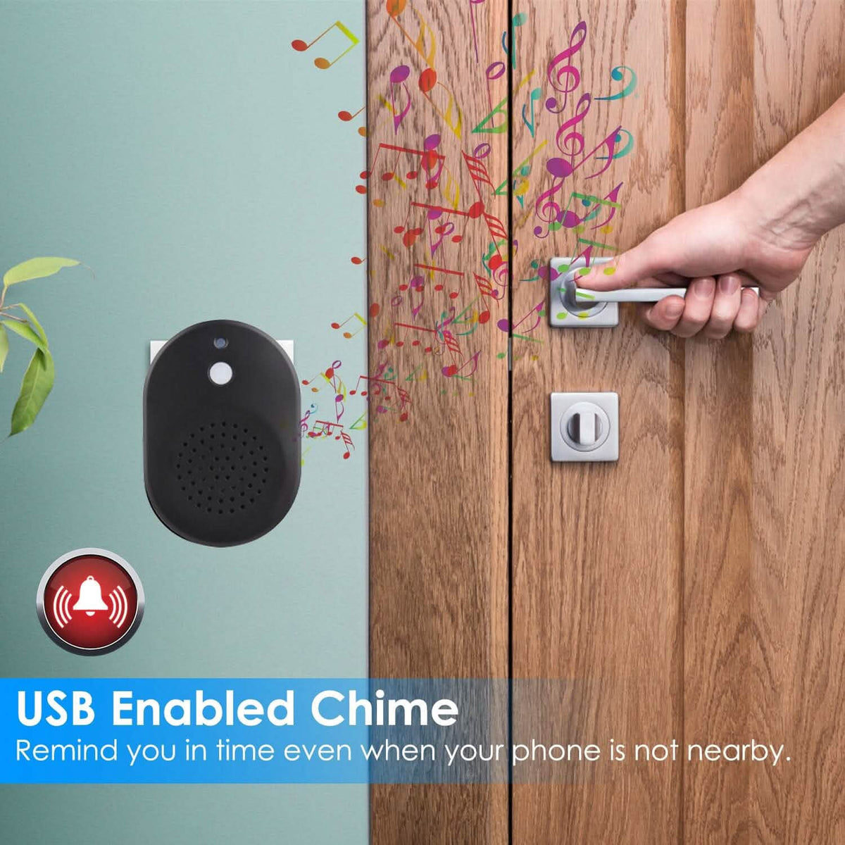 Wireless Smart Wi-Fi Video Doorbell Smart Home & Security - Tophatter Daily Deals
