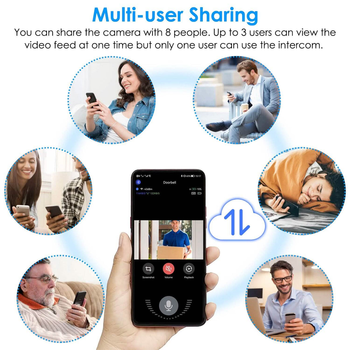 Wireless Smart Wi-Fi Video Doorbell Smart Home & Security - Tophatter Daily Deals