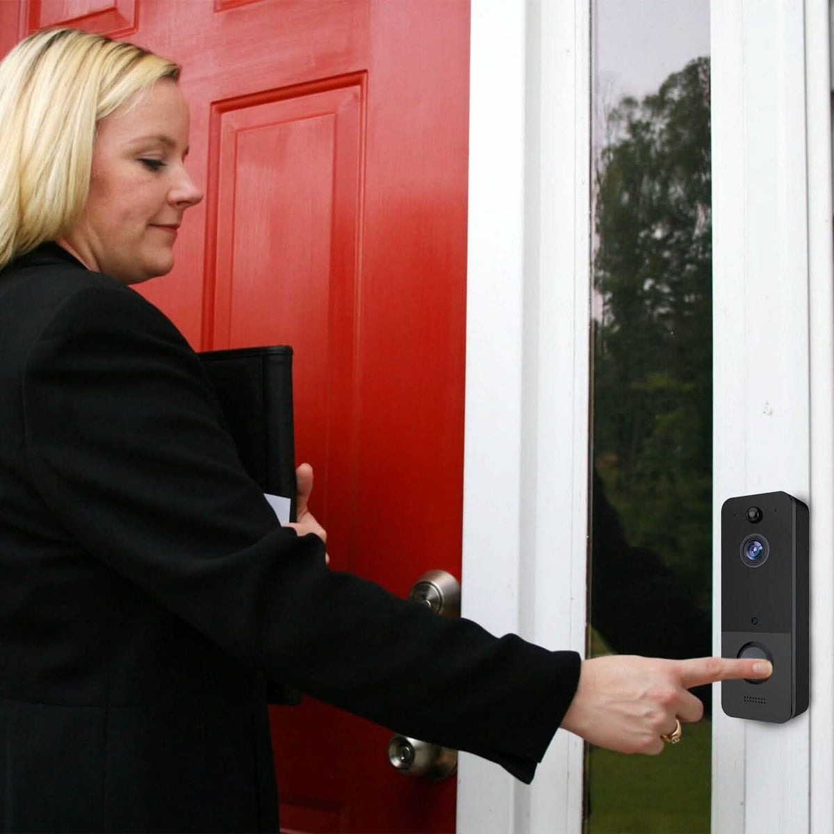 Wireless Smart Wi-Fi Video Doorbell Smart Home & Security - Tophatter Daily Deals