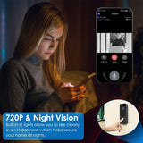 Wireless Smart Wi-Fi Video Doorbell Smart Home & Security - Tophatter Daily Deals