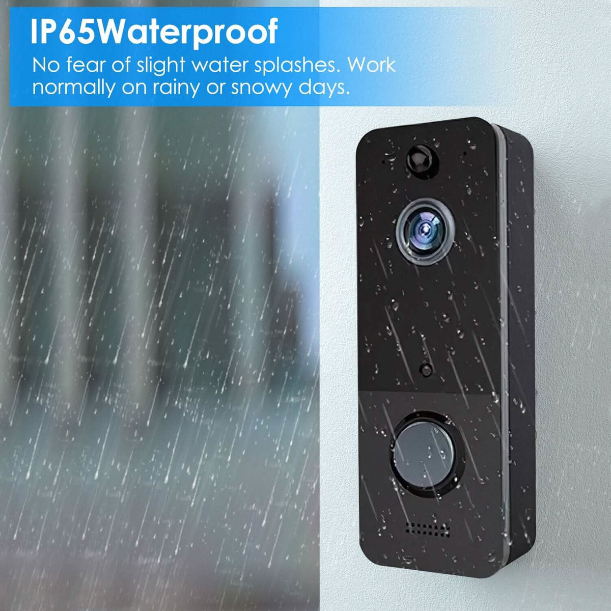 Wireless Smart Wi-Fi Video Doorbell Smart Home & Security - Tophatter Daily Deals