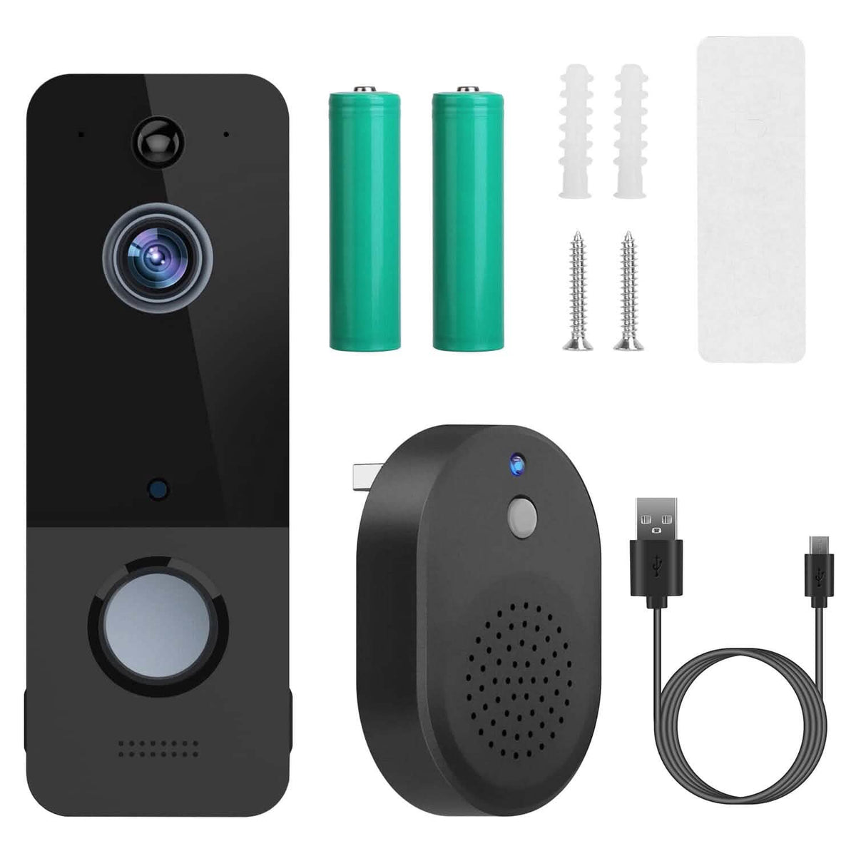 Wireless Smart Wi-Fi Video Doorbell Smart Home & Security - Tophatter Daily Deals