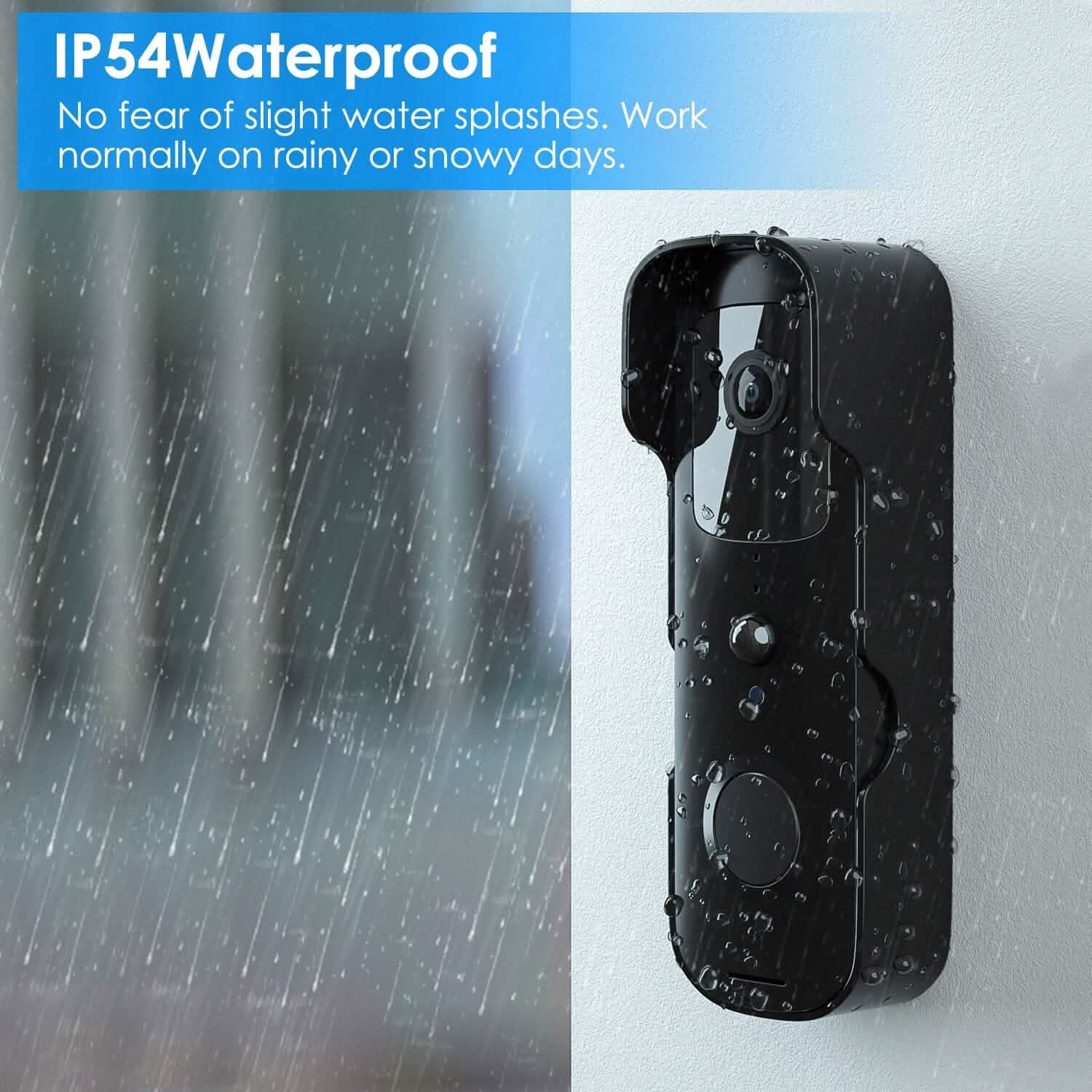 Wireless Smart WIFI Video Doorbell Two Way Audio Smart Home & Security - Tophatter Daily Deals
