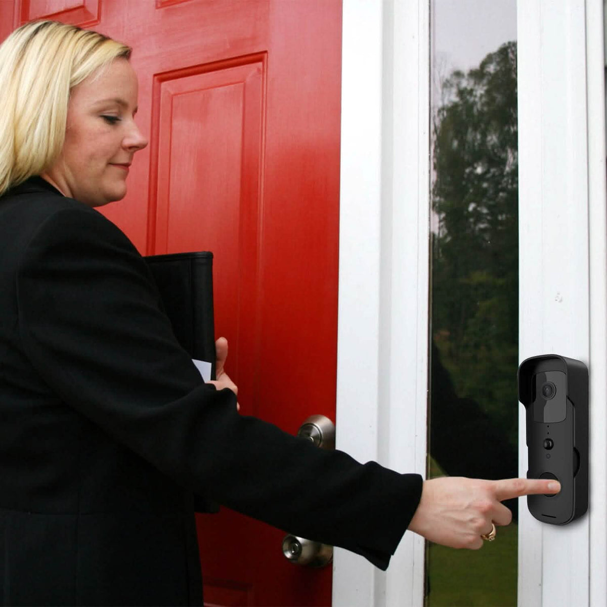 Wireless Smart WIFI Video Doorbell Two Way Audio Smart Home & Security - Tophatter Daily Deals
