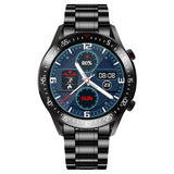 Wireless Smartwatch Fitness Tracker IP68 Waterproof Sport Bracelet Black Smart Watches - Tophatter Daily Deals