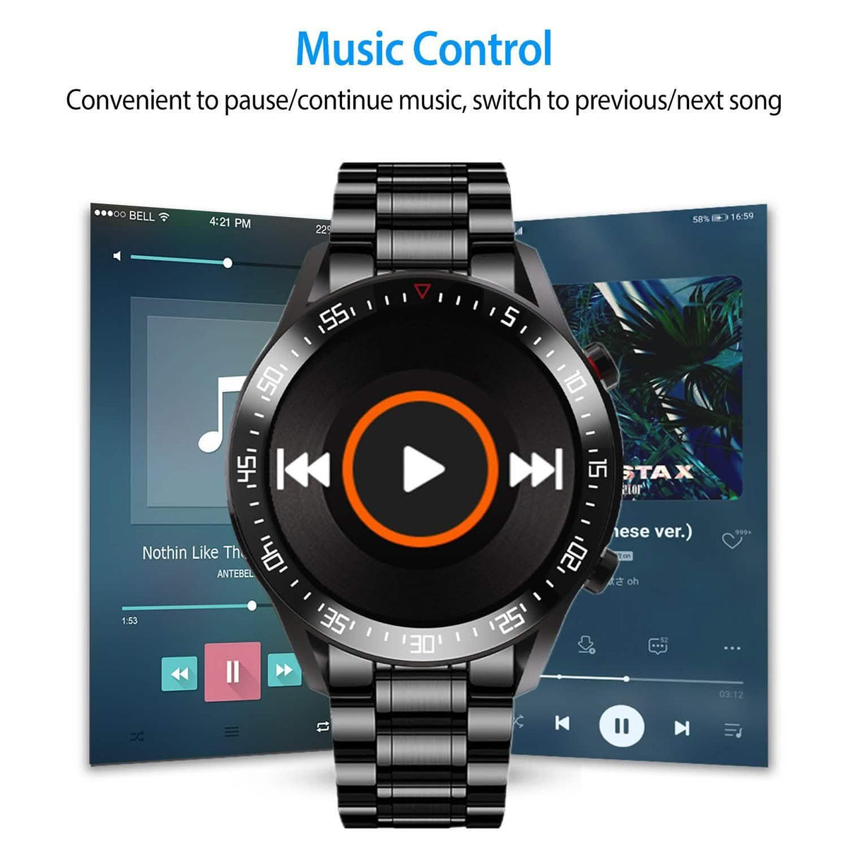 Wireless Smartwatch Fitness Tracker IP68 Waterproof Sport Bracelet Smart Watches - Tophatter Daily Deals